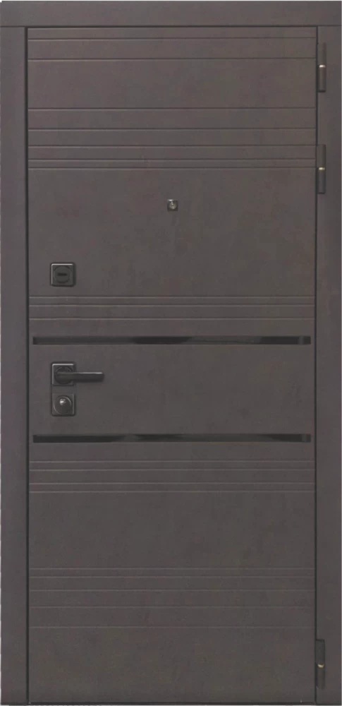 Входная дверь ДвериПРО L-43 ФЛ-790 Velutto Grigio DPRO195779 внешняя сторона